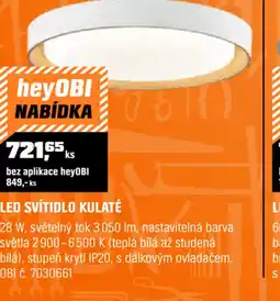 OBI Led svítidlo kulaté nabídka