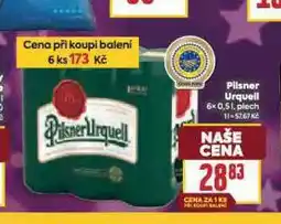 Billa Pivo pilsner urquell nabídka