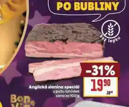 Billa Anglická slanina nabídka