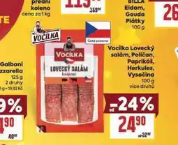 Billa Lovecký salám nabídka