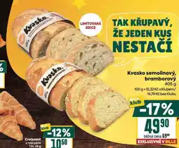 Billa Bramborový chléb nabídka