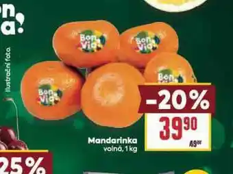 Billa Mandarinky nabídka