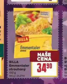 Billa Emmentaler nabídka