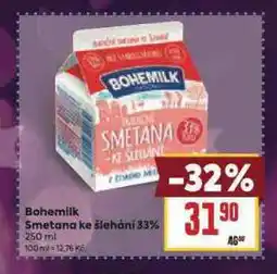 Billa Bohemilk smetana ke šlehání nabídka