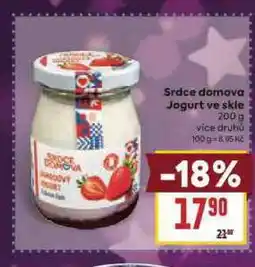 Billa Jogurt ve skle nabídka