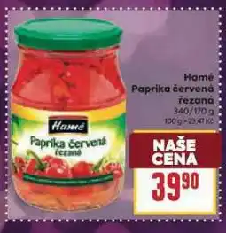 Billa Hamé paprika červená nabídka