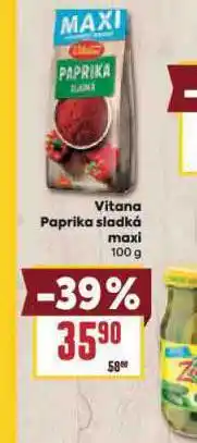 Billa Vitana paprika sladká nabídka