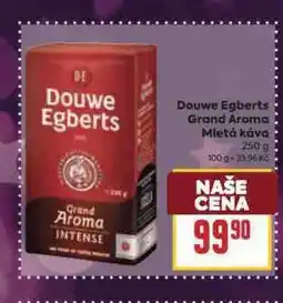 Billa Káva douwe egberts nabídka
