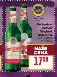 Billa Pivo budvar 33 nabídka