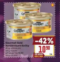 Billa Gourmet gold konzervy pro kočky nabídka