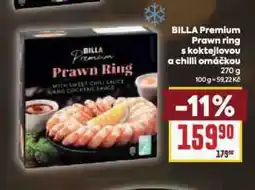 Billa Prawn ring s koktejlovou a chilli omáčkou nabídka