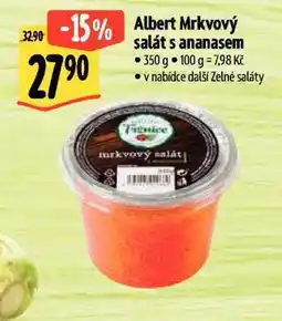 Albert Mrkvový salát s ananasem nabídka