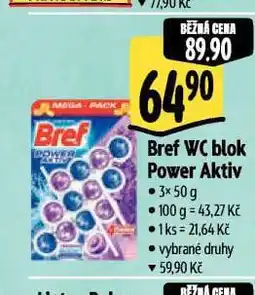 Albert Bref wc blok nabídka