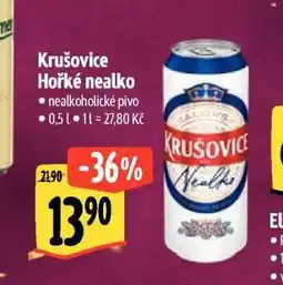 Albert Pivo krušovice nealko nabídka