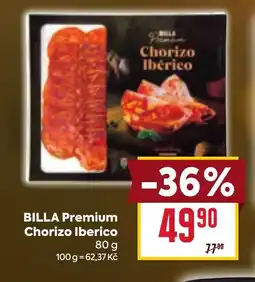 Billa BILLA Premium Chorizo Iberico nabídka