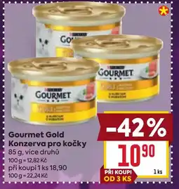 Billa Gourmet Gold Konzerva pro kočky nabídka