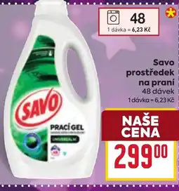 Billa Savo prostředek na praní nabídka