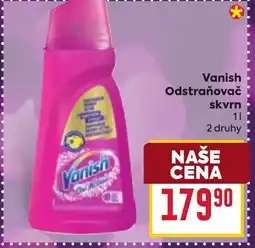 Billa Vanish Odstraňovač skvrn nabídka