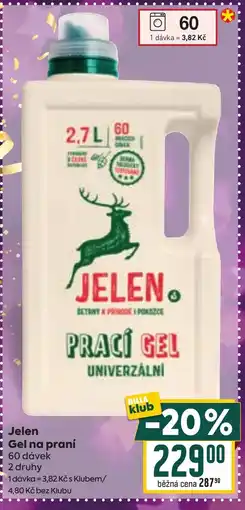 Billa Jelen Gel na praní nabídka