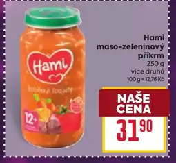Billa Hami maso-zeleninový příkrm nabídka
