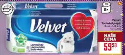 Billa Velvet Toaletní papír nabídka