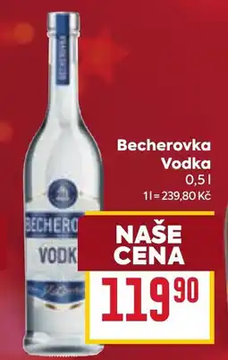 Billa Becherovka Vodka nabídka