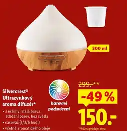 Lidl SilvercrestⓇ Ultrazvukový aroma difuzér nabídka