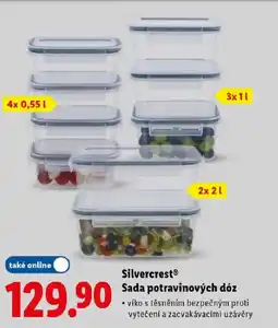 Lidl SilvercrestⓇ Sada potravinových dóz nabídka