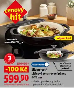 Lidl SilvercrestⓇ Litinová servírovací pánev nabídka