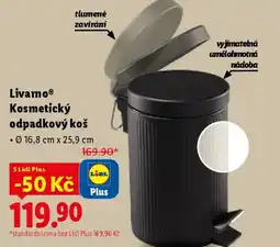 Lidl LivarnoⓇ Kosmetický odpadkový koš nabídka
