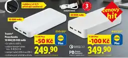 Lidl Tronic® Powerbanka 10 000/ 20 000 mAh nabídka