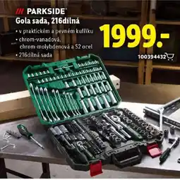 Lidl PARKSIDE Gola sada, 216dílná nabídka