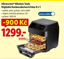Lidl SilvercrestⓇ Kitchen Tools Digitální horkovzdušná fritéza 9 v 1 nabídka