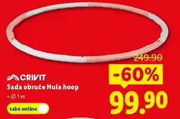 Lidl CRIVIT Sada obruče Hula hoop nabídka