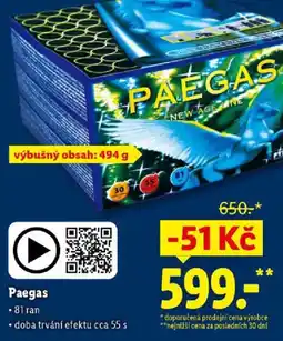 Lidl Paegas nabídka
