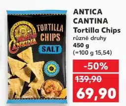 Kaufland Antica Cantina Tortilla chips nabídka
