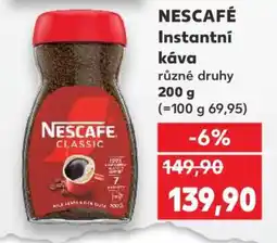 Kaufland NESCAFÉ Instantní káva nabídka