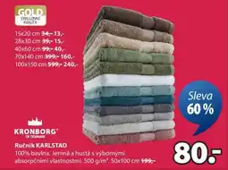 JYSK RUČNÍK KARLSTAD nabídka