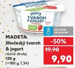 Kaufland MADETA JIHOČESKÝ TVAROH & JOGURT nabídka