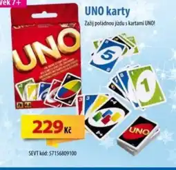 SEVT UNO karty nabídka