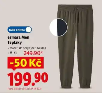 Lidl esmara Men Tepláky nabídka