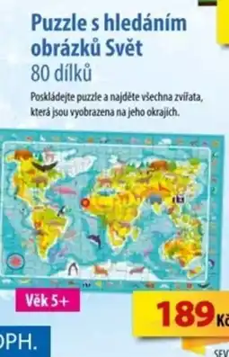 SEVT Puzzle s hledáním obrázků Svět nabídka