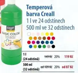 SEVT Temperová barva Creall nabídka