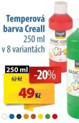 SEVT Temperová barva Creall nabídka