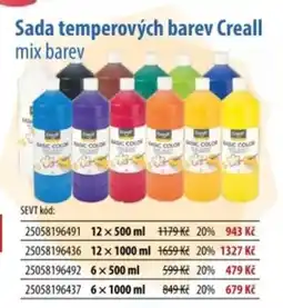 SEVT Sada temperových barev Creall nabídka