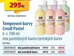 SEVT Temperové barvy Creall Pastel nabídka