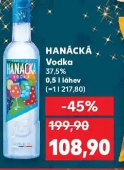Kaufland HANÁCKÁ Vodka nabídka