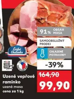 Kaufland Uzené vepřové ramínko nabídka