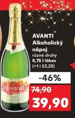 Kaufland AVANTI Alkoholický nápoj nabídka