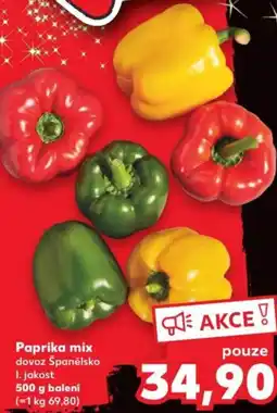 Kaufland Paprika mix nabídka